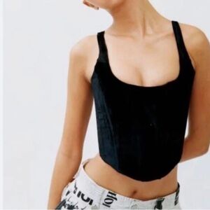 Black Sleeveless Women's Top